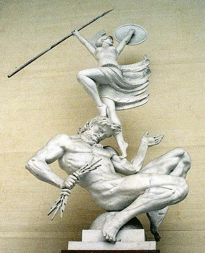 Zeus giving birth to Athena, by Rudolph Tegner