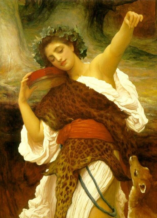A Bacchante, by Frederic Lord Leighton