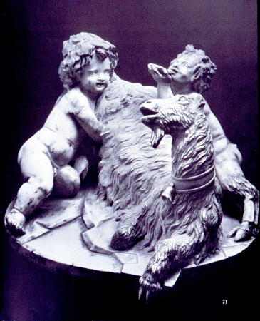 The Goat Amalthea Nursing the Infant Zeus and a Young Satyr