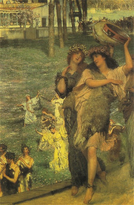 On the Road to the Temple of Ceres, by Sir Lawrence Alma-Tadema