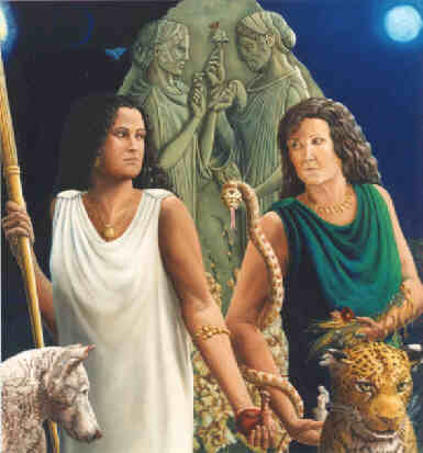 Demeter and Persephone, by Sandra M. Stanton