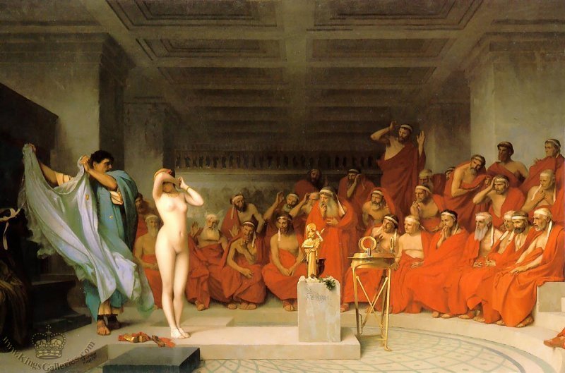 Phryne Before the Areopagus, by Jean-Leon Gerome