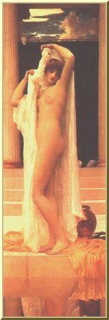 Psyche Taking a Bath, by Frederic Lord Leighton