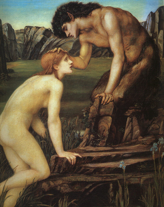 Pan and Psyche, by Edward Burne-Jones
