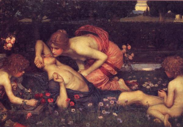 Aphrodite and Adonis, by John William Waterhouse