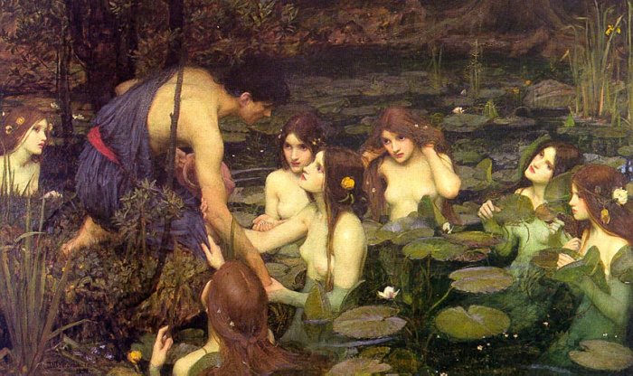 Hylas and the Nymphs, by John William Waterhouse